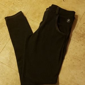 Black abstofitness jeggings 7/8 length